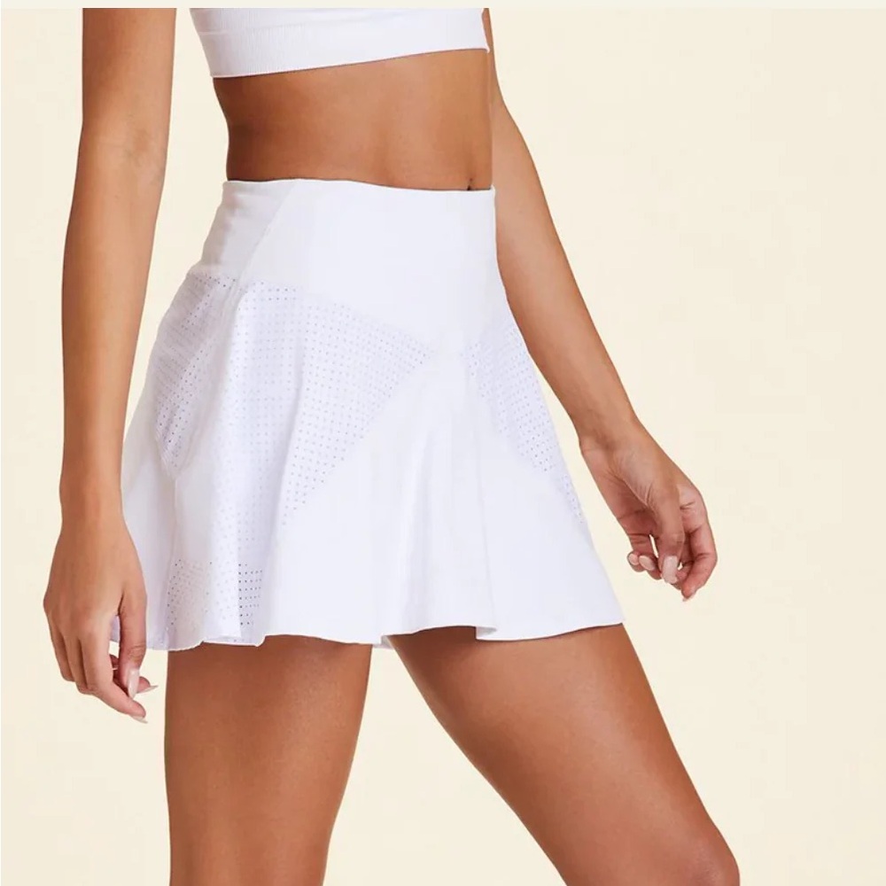 White Flared Women's Tennis Skirt